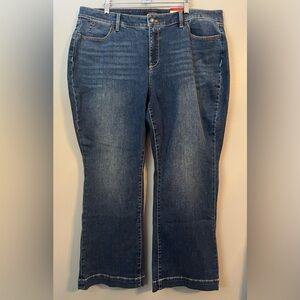 NWT Talbots Petite Flawless Five-Pocket Flare Jeans Size 20WP